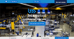 Desktop Screenshot of baxmetaal.nl